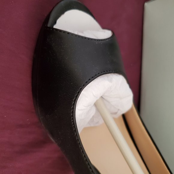 Peep Toe Jenn Ardor Pumps Size 9.5` - Picture 4 of 5